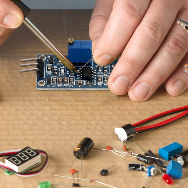 Amosfun Analyzer Strain Gauge Bending Test Sensor Module Dark Blue