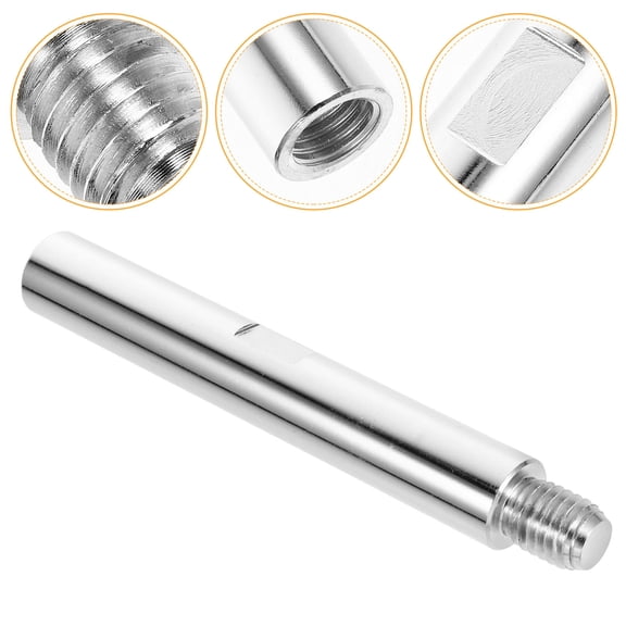 Amosfun Plated Silver Threaded Angle Grinder Extension Shaft for Replacement