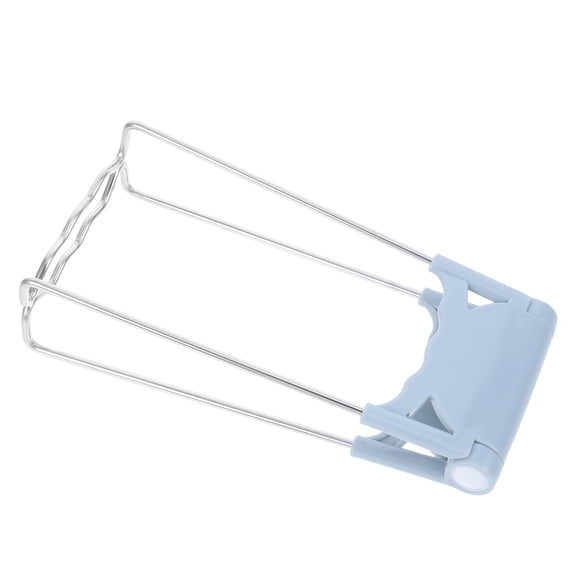 Amosfun Kitchen Stainless Steel Bowl Clamp with Anti Scald and Slip Resistant Grip Sky Blue