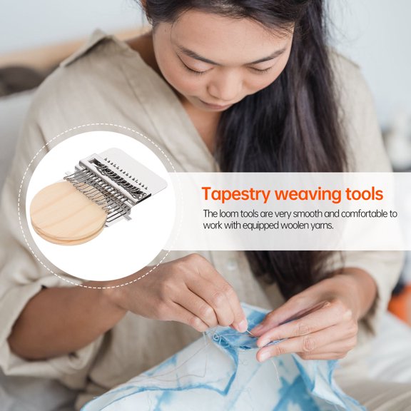 Amosfun Assorted Color Weaving Loom Hand Knitting Machine for DIY Clothes Mending and Crafting 1 Set