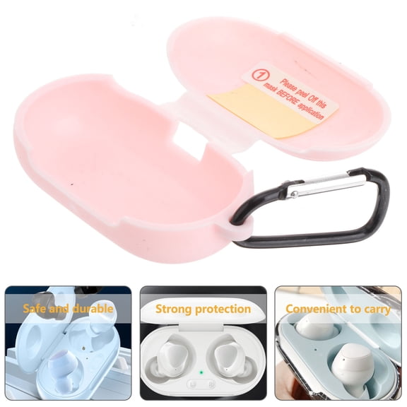Amosfun 2Pcs Silicone Earphone Cover Assorted Colors Scratch Proof Protector Case