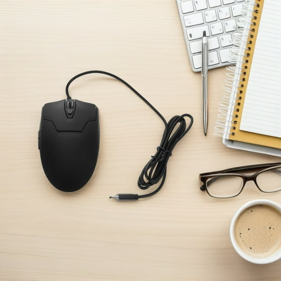 Amosfun Back to School Gaming Computer Mouse With Ergonomic Shape For Comfort During Play 1Pack