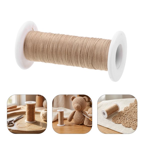 Amosfun Beige Marine Rigging Rope for Model Ships with Flexible Twisted Design and Authentic Sailing Cordage