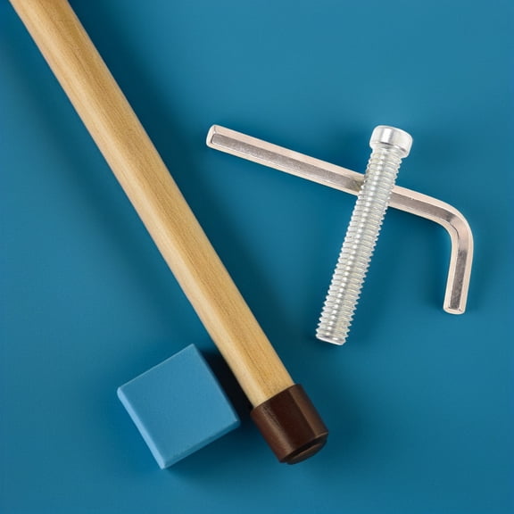 Amosfun Billiard Cue Weight Bolt Plated Silver for Easy Installation and Optimal Playing Performance