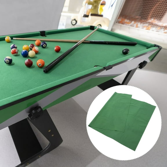 Amosfun Billiard Table Cover Fits Standard Pool Tables Fiber Black 1Set