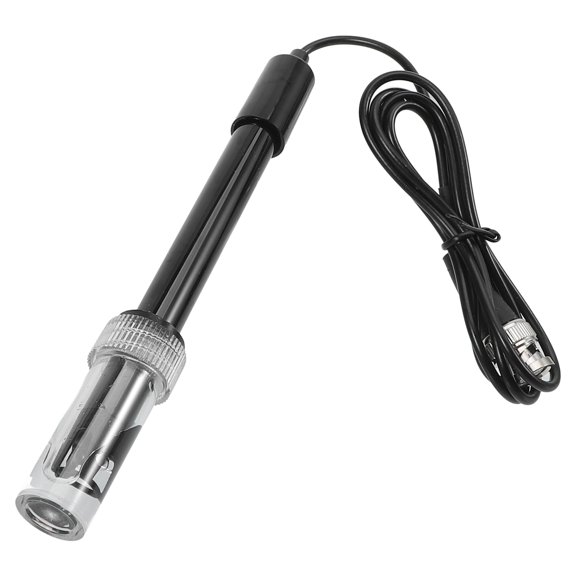 Amosfun Black ABS PH Electrode Probe with Universal Connection for PH Sensor and Analysis