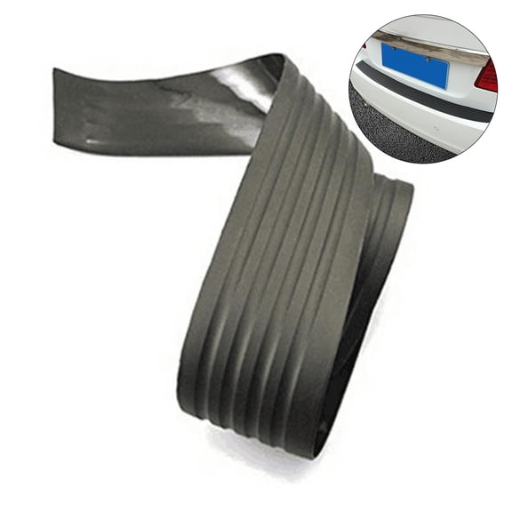 Amosfun Easy Install Black Rubber Car Bumper Protector with Scratch Hiding