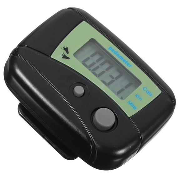 Amosfun Black Digital Calorie and Step Counter with Mode Button and Hard Plastic Shell