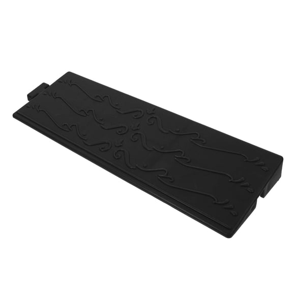 Amosfun Black Plastic Threshold Ramp for Robot Vacuum and Wheelchair Entry At Home