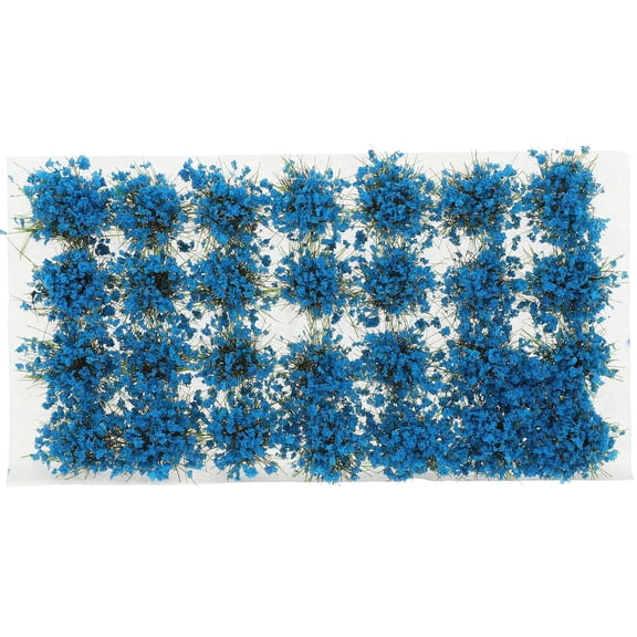 Amosfun Blue Faux Flower Cluster with Realistic Look for Wedding and Home Supplies