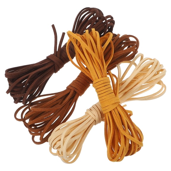 Amosfun Faux Suede Cord Necklace Rope for Jewelry Making, Art Crafts, Beading and Handmade Supplies