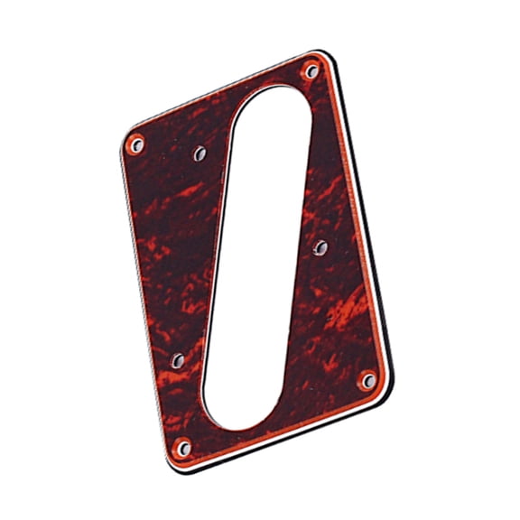 Amosfun Red Flat Base Pickup Mounting Plate for Electric Guitar Bridge Replacement Part Accessory