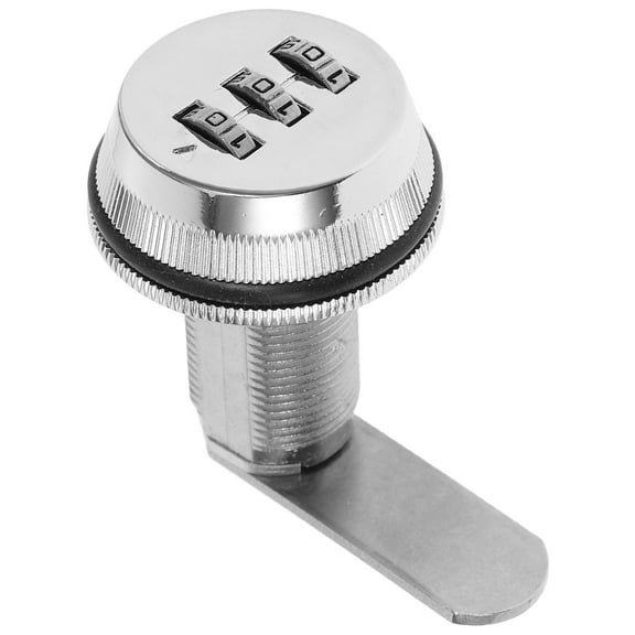 Amosfun Plated Silver Combination Lock with 3 Digit Password for Toolboxes Cabinets and Mailboxes