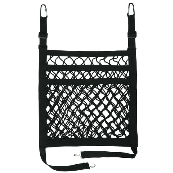 Amosfun Automotive Cargo Nets Mesh Organizer Car Seat Storage Black 1Pack