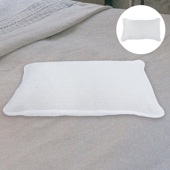 Amosfun White Waterproof Neck Pillow Core with Padding for Home and Outdoor