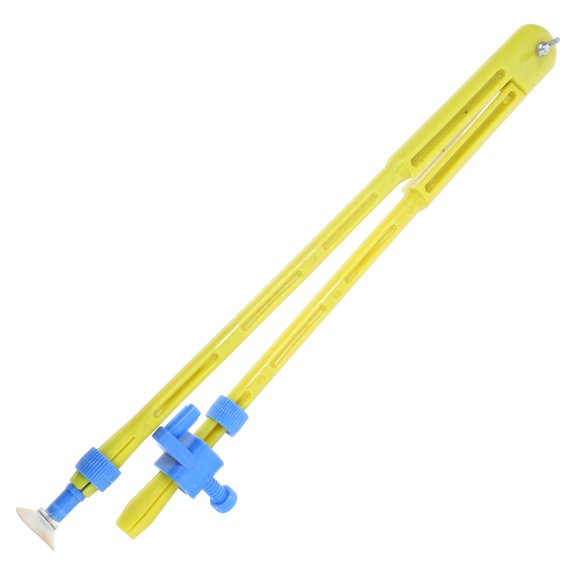 Amosfun Circle Compass for Teachers Plastic Compasses in Yellow 1Set Back to School