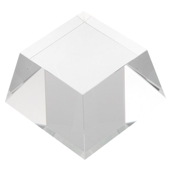 Amosfun Transparent Acrylic Cube Display Block Organizer for Jewelry, Cosmetics, Collectibles and Small Items