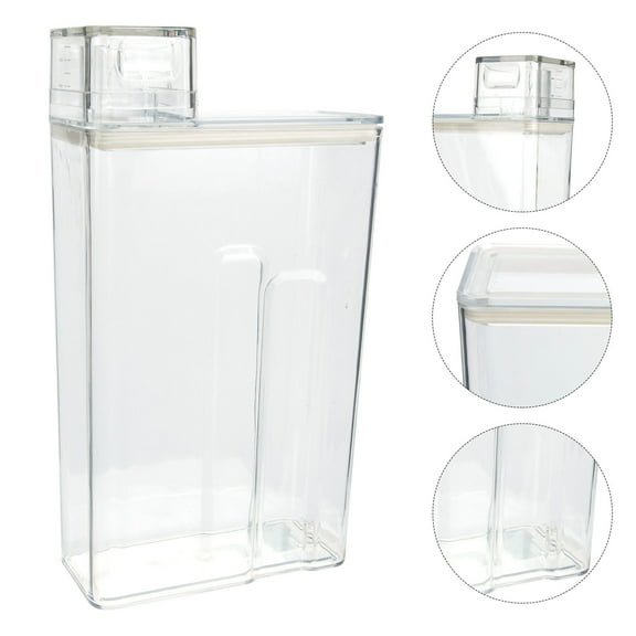 Amosfun Refillable Laundry Bottle Transparent Pet Multipurpose Easy Carry