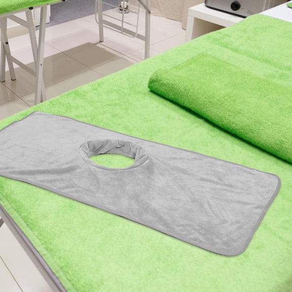 Amosfun Salon Grade Massage Table Cover with Thickened Face Hole for Home Use