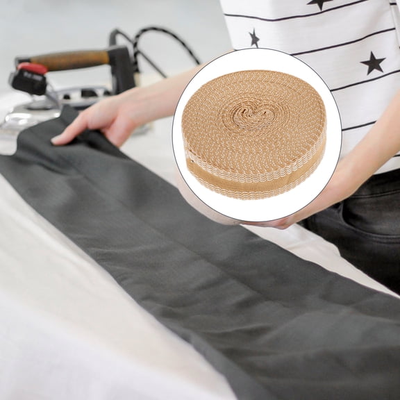 Amosfun Clothing Tape 1Set Khaki DIY Hemming Strip for Length in Sewing Tasks