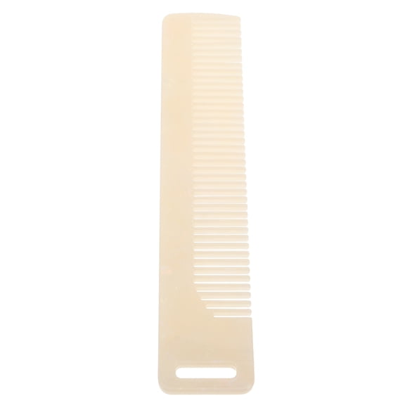 Amosfun Beige Anti-Static Acetate Comb, Wide Tooth, Gentle Detangling, Travel-Friendly