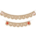thumbnail image 1 of TABLZONE Rustic Khaki Burlap Banner for Appreciation Day and Graduation Party Decorations, 1 of 5