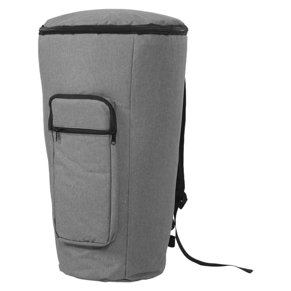 Amosfun Grey Cotton Linen Djembe Carry Bag with Ergonomic Design and for Outdoor Use