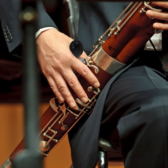 Amosfun Detachable Bassoon Hand Mount Bassoon Hand Rest Silver Plating 1Set Ergonomic Support