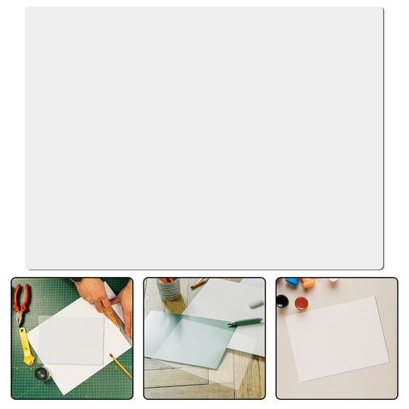 Amosfun Die Cutting Acrylic Cutting Pad Clear Embossing Plate for Scrapbooking Projects