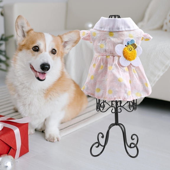 Amosfun Black Pet Dress Form Mannequin Body for Clothing Display and Apparel Presentation