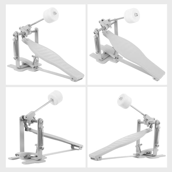 Amosfun Jazz Drum Pedal Bass Drum Pedal Spring Tension System for Drummers 1Pcs