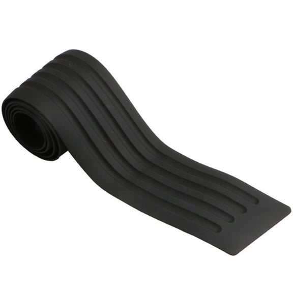 Amosfun Durable Black Rubber Car Bumper Guard for Rear and Front Bumper Scratch Protection