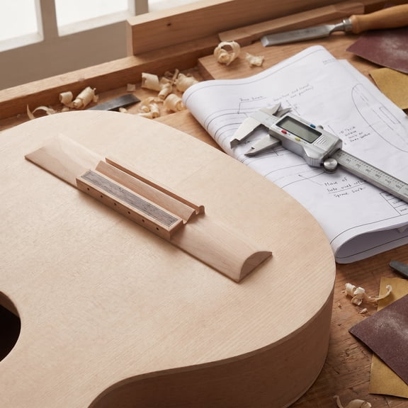 Amosfun Maple Wood Guitar Bridge Saddle for Acoustic Classical Guitars, Tone with Improved Sustain