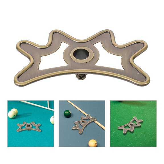 Amosfun Durable Metal Pool Bridge Rest with Ergonomic Design for Home Billiard Competition Use