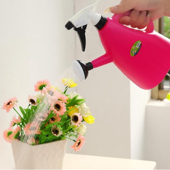 Amosfun Hand Pressure Sprayer Bottle Watering Pot for Indoor Gardening in Rosy