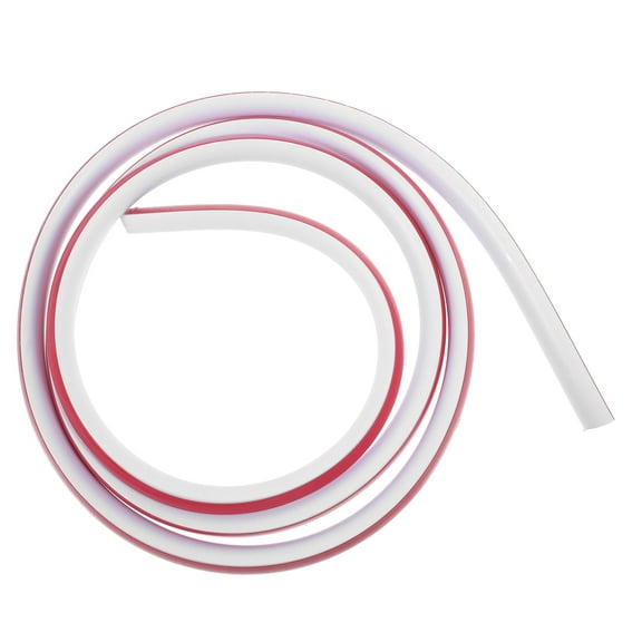 Amosfun Durable White PVC Flexible Wall Molding Trim for Corner Protection and Decorative Use