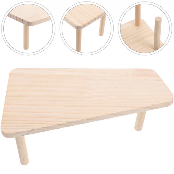 Amosfun Wooden Rat Platforms, Hamster Cage Accessories, Small Animal Climbing Shelves for Gerbil Mice Chinchilla