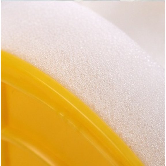 Amosfun Durable Yellow Sponge Paint Roller Head for Pipe Painting and Construction Use