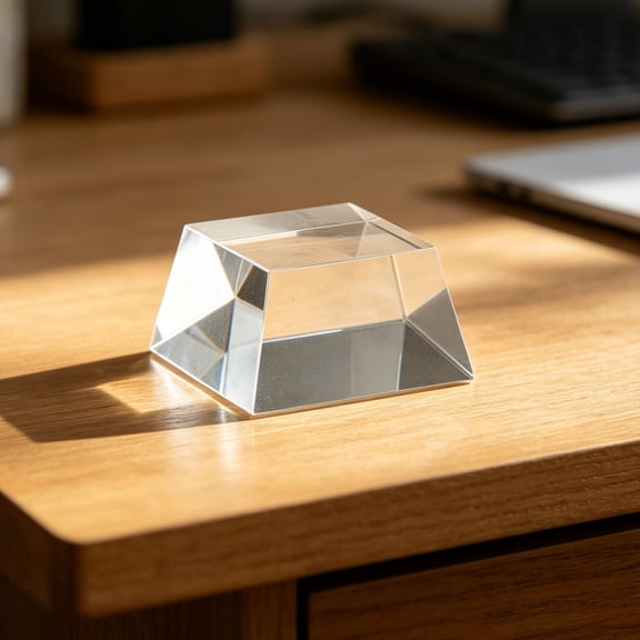 Amosfun Clear Acrylic Cube Display Block for Home Decor, Party Decoration, Collectibles Stand and Organizer