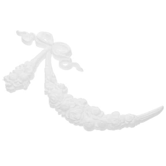 Amosfun White Ps Ceiling Medallion for Chandelier and Ceiling Light Fixtures