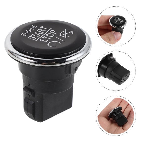 Amosfun Engine Start Stop Button for Car Use Weather Resistant ABS Durable Material