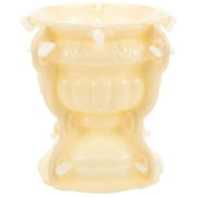 Amosfun Reusable Plastic Flower Pot Mold for Decorative Planter Casting and Crafting Projects