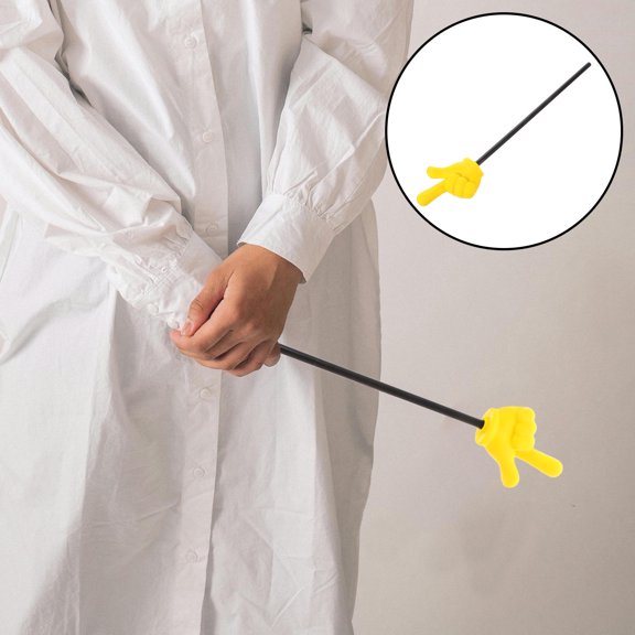 Amosfun Finger Pointer Stick Hand Pointer Plastic Game Prop for Classroom Participation 1Pack