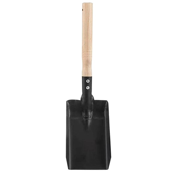 Amosfun Fireplace Shovel for Ash Fireplace Ash Shovel Steel Coal Shoveling Adults Indoor Use 1Set