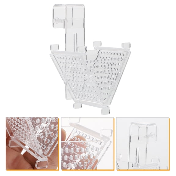 Amosfun Fish Feeding Cup Transparent Acrylic Aquarium Tool for Easy Use and Cleaning