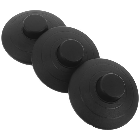Amosfun 3pcs Black round Foot Pedal Switch for Floor Lamps Replacement Control