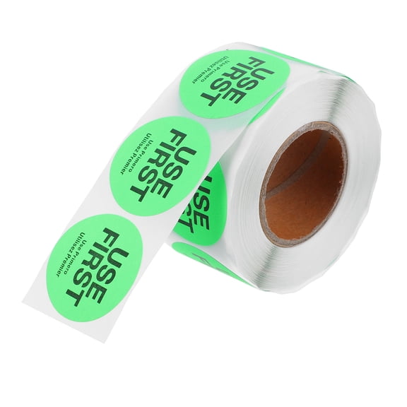 Amosfun Food Service Stickers Light Green Tamper Proof Labels for Restaurant and Home Use