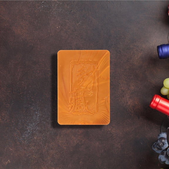 Amosfun Golden Wine Sealing Wax Block for Bottle Mouth Preserve Freshness and Taste of Wine
