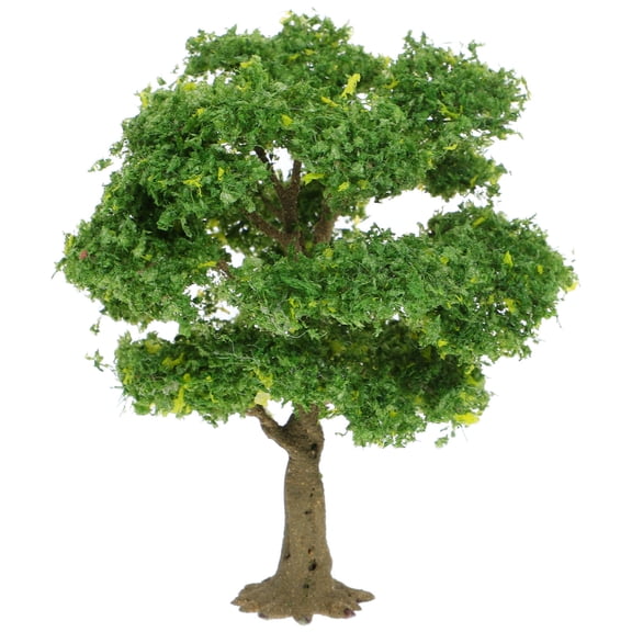 Amosfun Unique Wire Mesh DIY Tree Model in Green for Micro Landscape and Garden Ornament