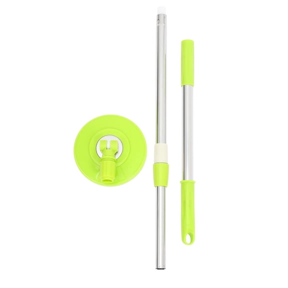 Amosfun Green Stainless Steel Mop Stick Pole Rotating Handle Compatible with Round Mop Heads